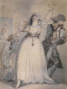 Thomas Rowlandson Mrs.Siddons,Old Kemble,and Henderson,Rehearsing in the Green Room USA oil painting artist